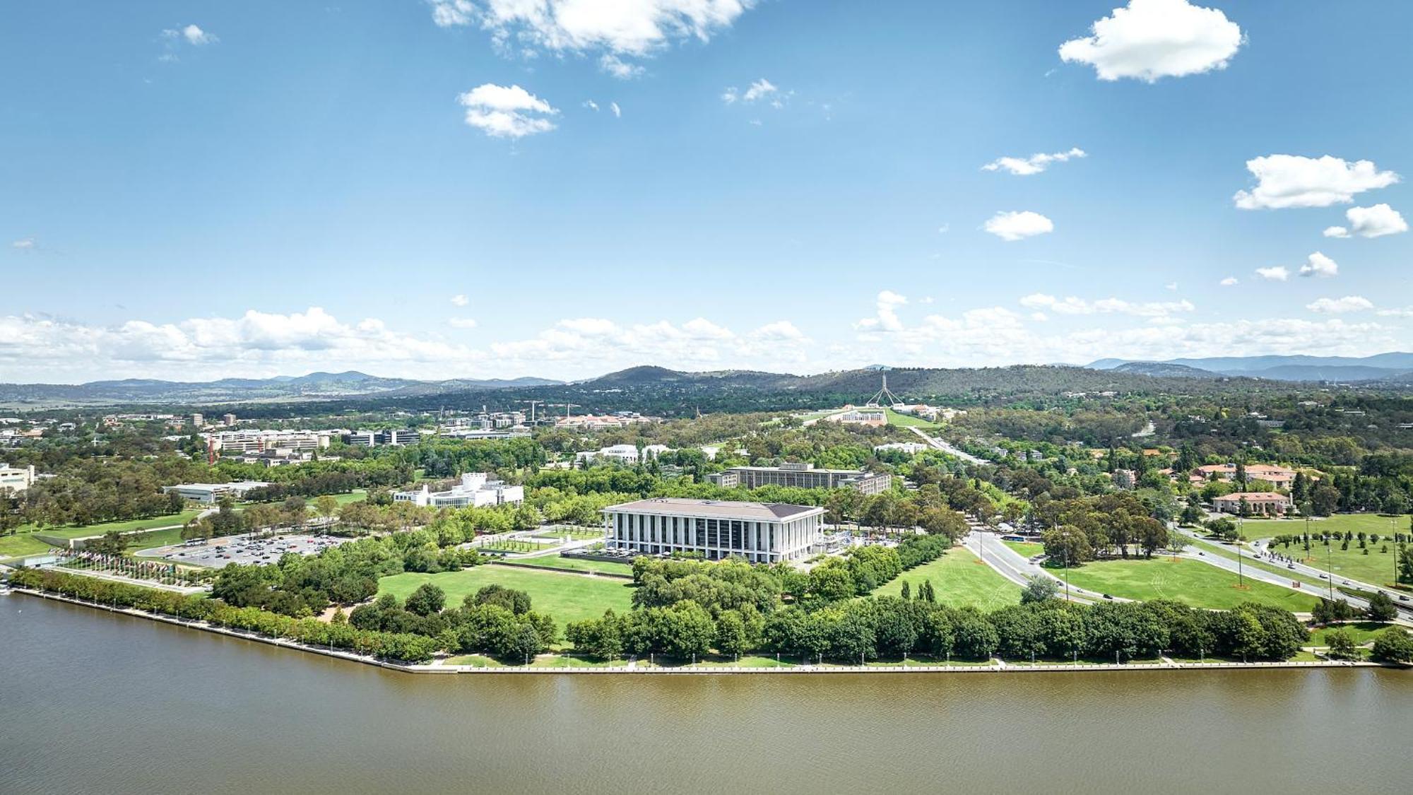 Meriton Suites كنبرا المظهر الخارجي الصورة Aerial view of the Australian Institute of Sport